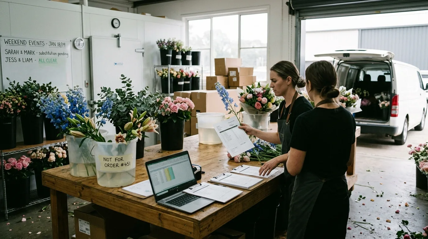 Photograph from the world of this guide: How to Manage Flower Substitutions on Event Orders Without Surprising Your Client