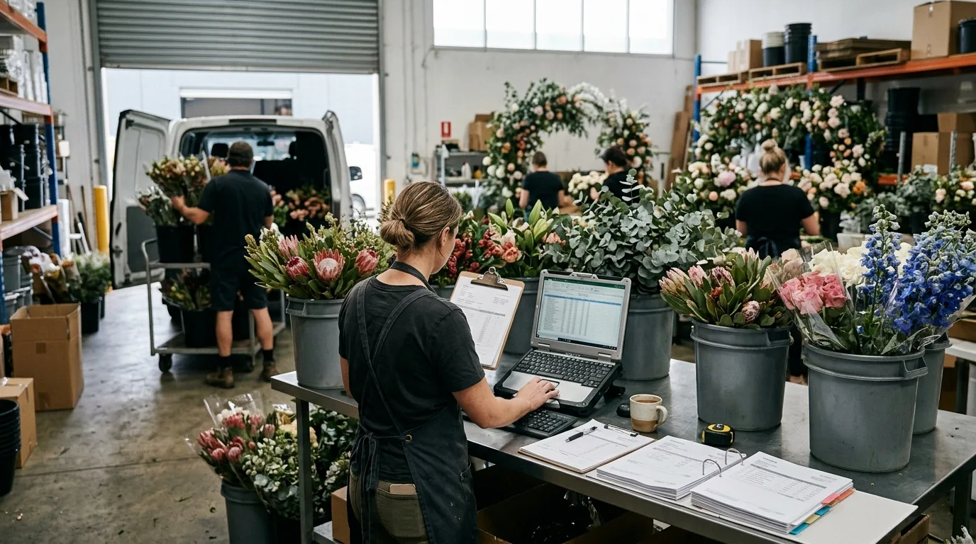 Photograph from the world of this guide: How to Scale a Floristry Business Without Hiring More Admin Staff