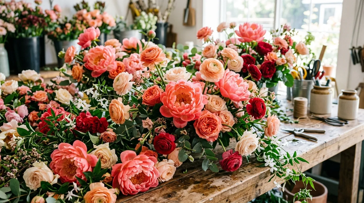 Photograph from the world of this guide: How Event Florists Can Stop Losing Money on Stem Count Errors